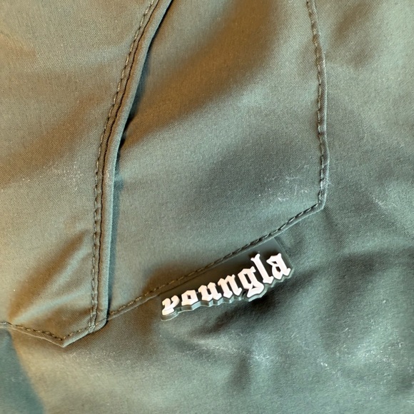 YoungLA Green Casual Shorts- NEW size S men’s - Picture 5 of 5